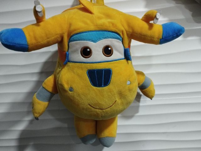 Mochila Peluche Super Wings (Donnie)