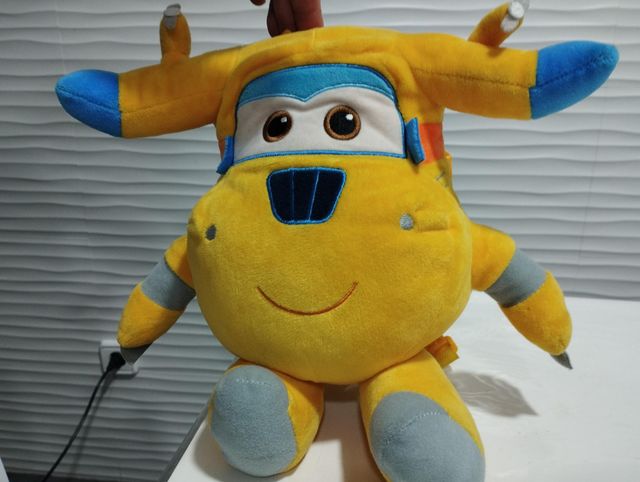 Mochila Peluche Super Wings (Donnie)