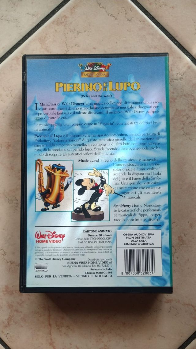 VHS Pierino e il Lupo (1992)