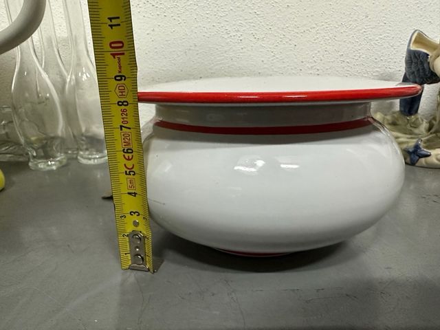 Barattolo ceramica De Ruta con coperchio