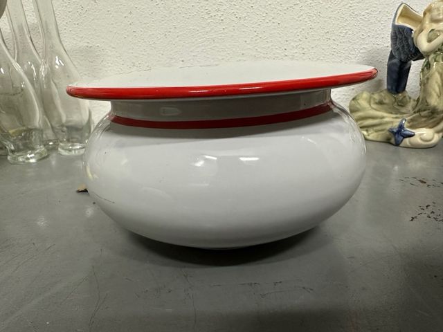 Barattolo ceramica De Ruta con coperchio