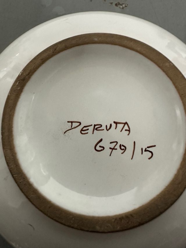 Barattolo ceramica De Ruta con coperchio