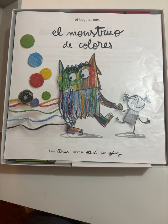Juego de  mesa el  monstruo de colores