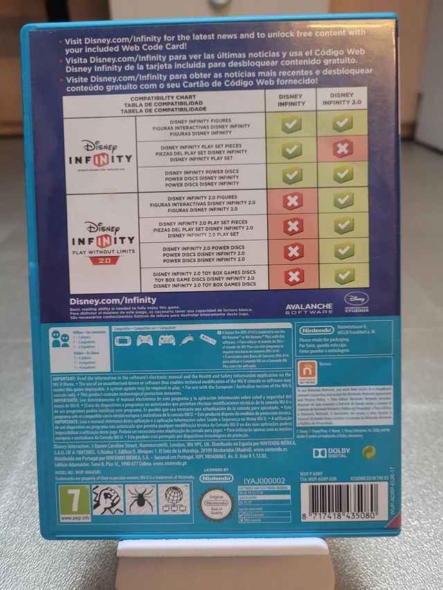 Juegos WIIU infinity 1 y 2