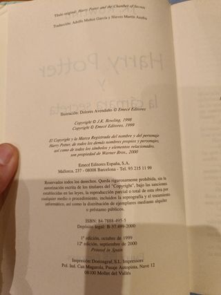 Harry Potter y la cámara secreta