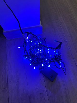 100 led 3 metri luci blu