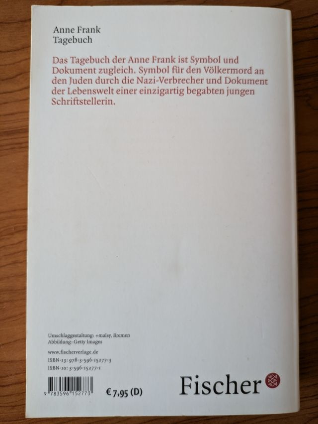 Anne Frank Tagebuch (German Edition)