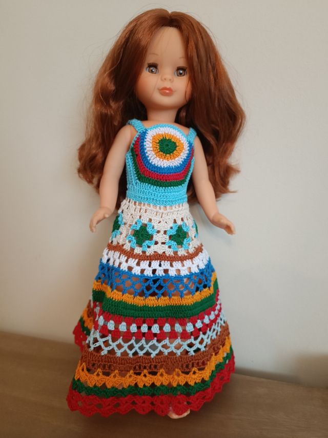 Vestido muñeca Nancy hecho a mano