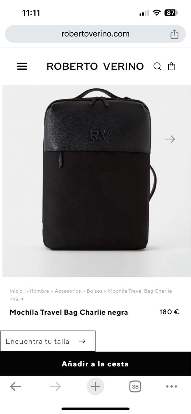 Mochila roberto verino