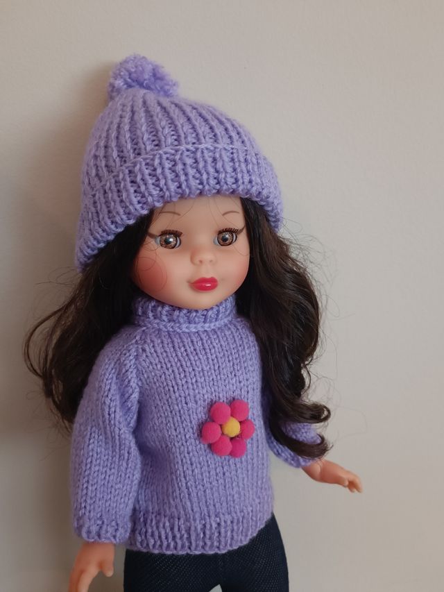 Jersey y gorro muñeca Nancy