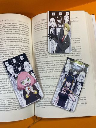 3 magnet bookmarks anime/manga spy x family