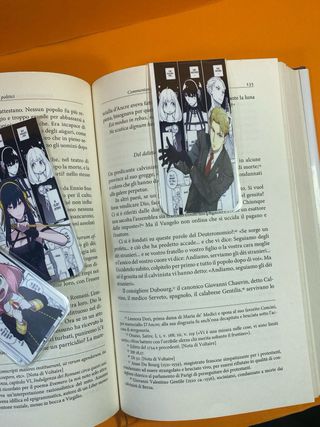 3 magnet bookmarks anime/manga spy x family