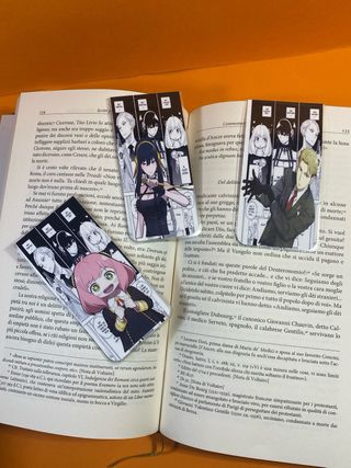 3 magnet bookmarks anime/manga spy x family