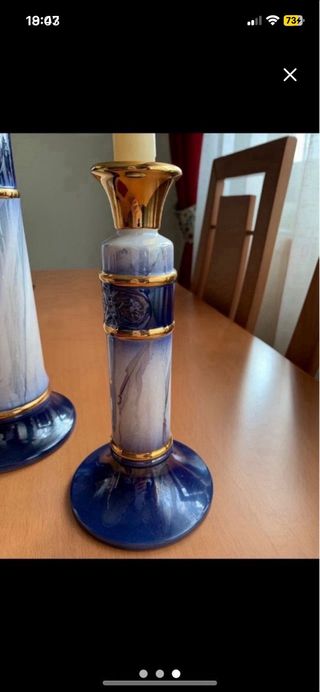 Set orologio a pendolo e lampadari