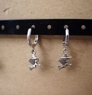 Pendientes bañados en platino