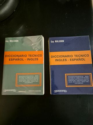 Diccionario técnico español-inglés y inglés-españo