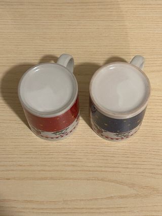 Tazze natalizie Babbo Natale (2 pezzi 10€)