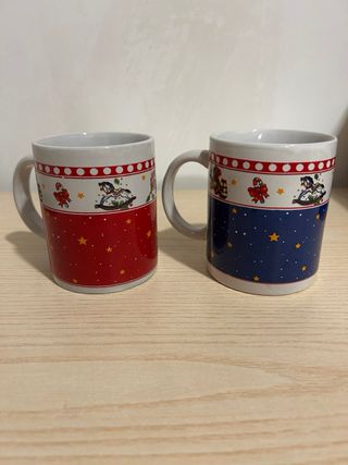 Tazze natalizie Babbo Natale (2 pezzi 10€)