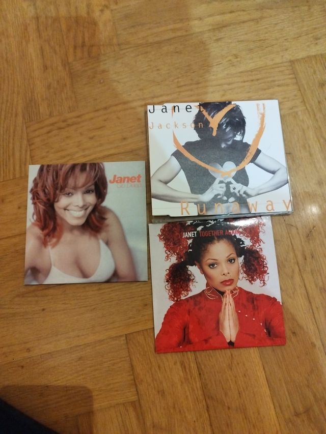 LOTE CDS SINGLES JANET JACKSON.