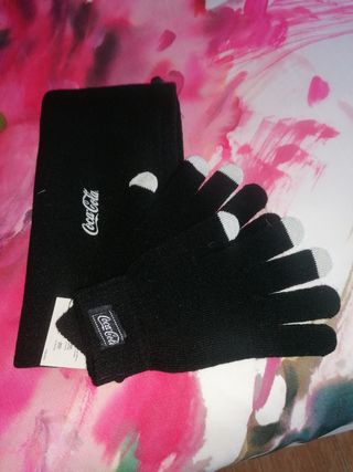Guantes y puf