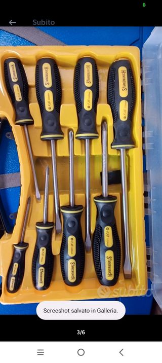 Kit 8 cacciavite in valigetta 