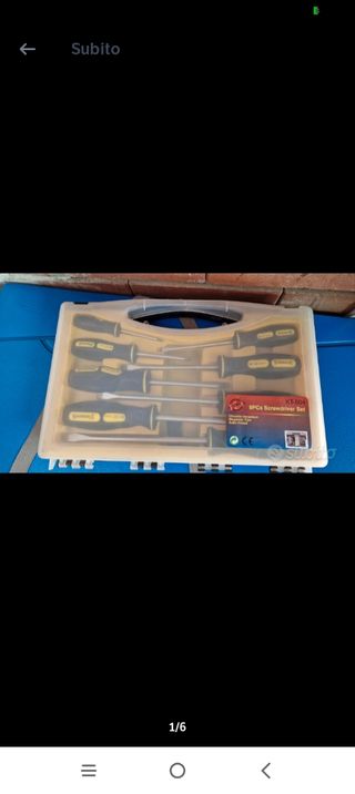 Kit 8 cacciavite in valigetta 