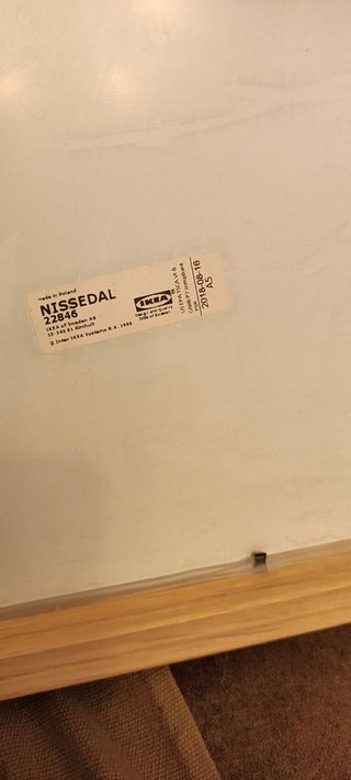 Espejo tono roble claro de Ikea