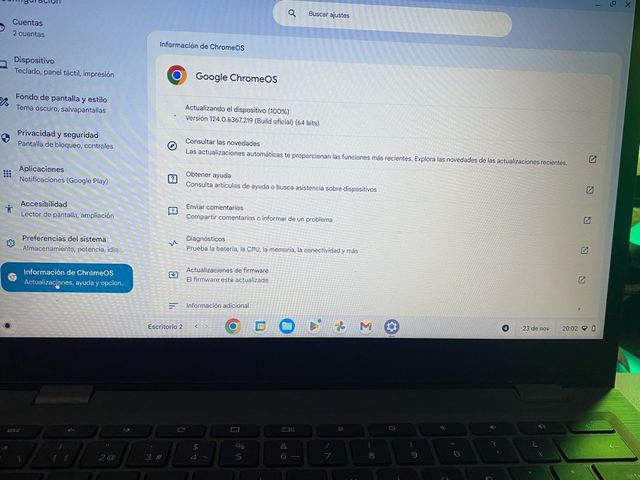 Ordenador chromebook nuevo 2023
