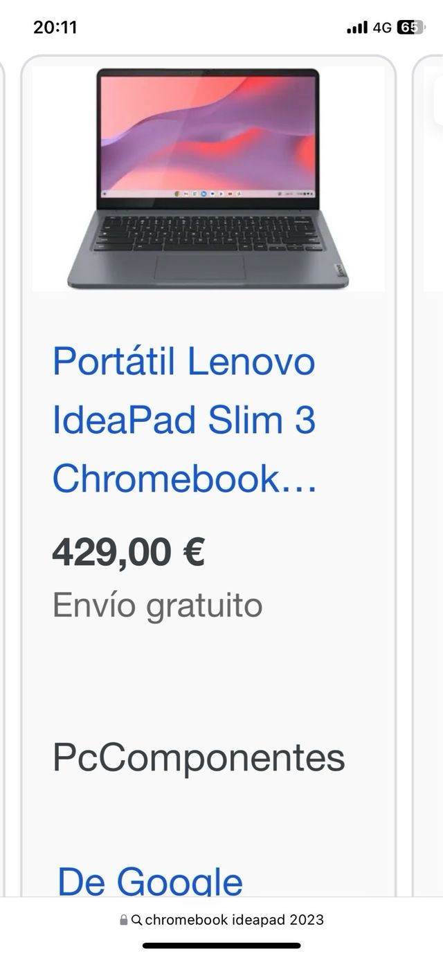 Ordenador chromebook nuevo 2023