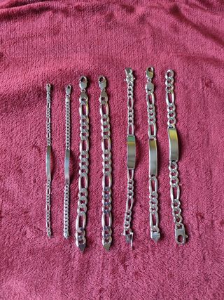 Esclavas de plata macizas 925. Desde 35€ hasta 175