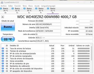Disco duro externo wd 4TB - unidad de almacenamien