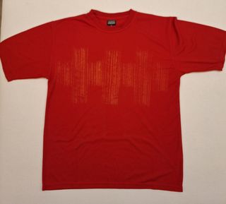 Camiseta manga corta roja para chico