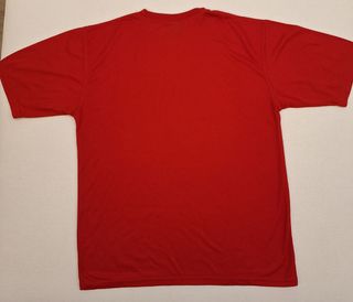 Camiseta manga corta roja para chico