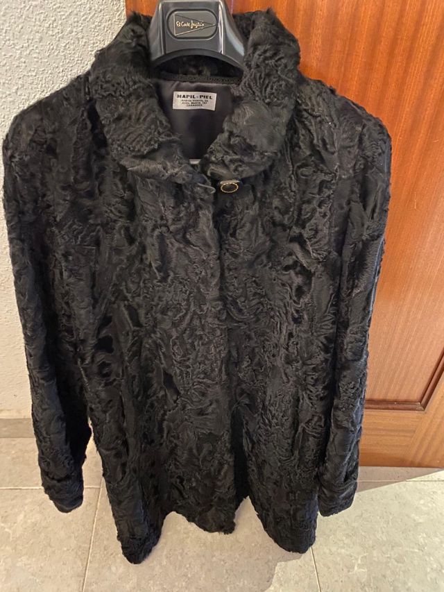 Abrigo piel astracan