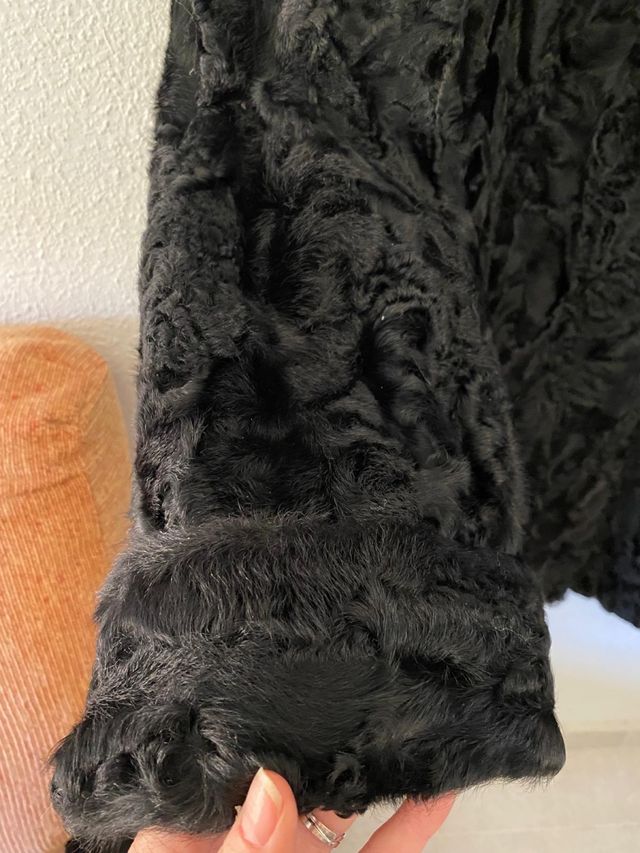 Abrigo piel astracan