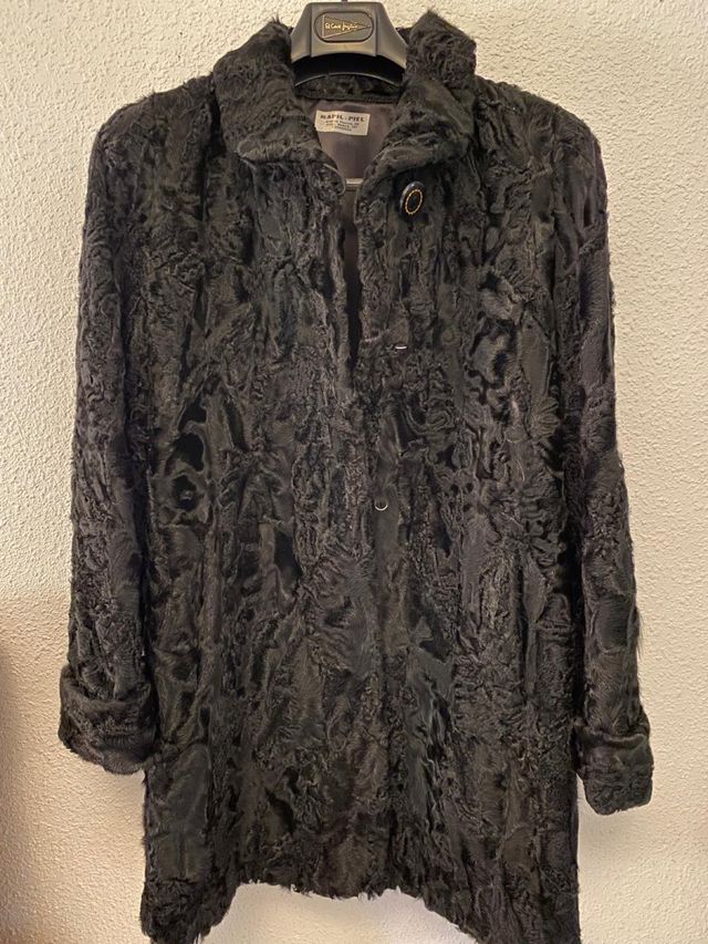 Abrigo piel astracan