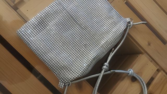 Bolso de fiesta plateado