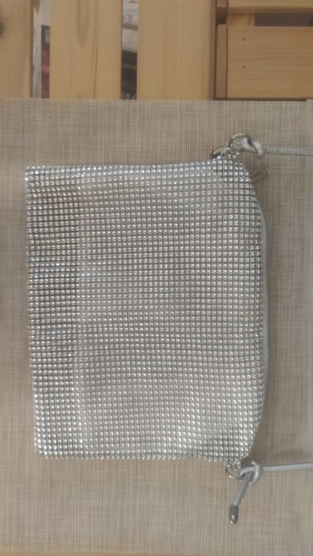 Bolso de fiesta plateado