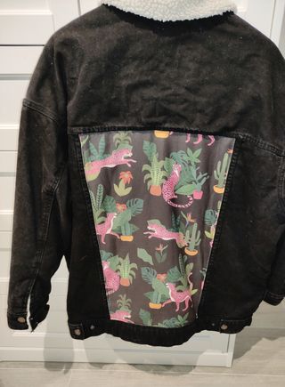 Chaqueta vaquera personalizada oversize 