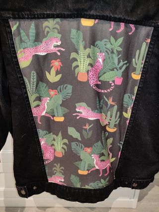 Chaqueta vaquera personalizada oversize 