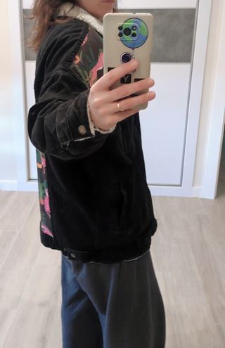 Chaqueta vaquera personalizada oversize 