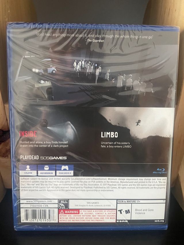 Inside Limbo ps4