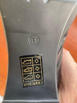Zapatos negros plataforma