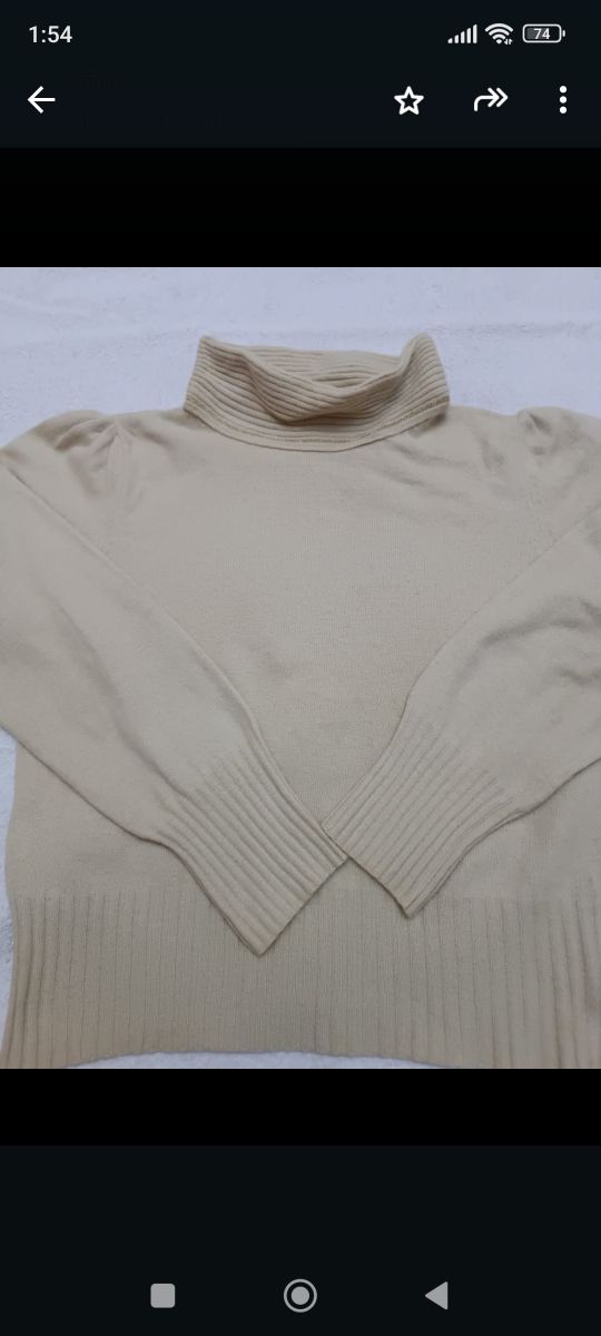 Jersey de angora y lana