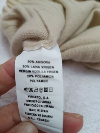 Jersey de angora y lana