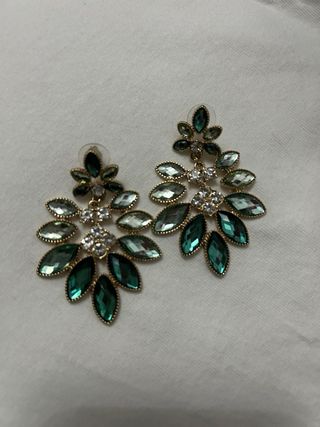 Pendientes de joyeria fina cristales