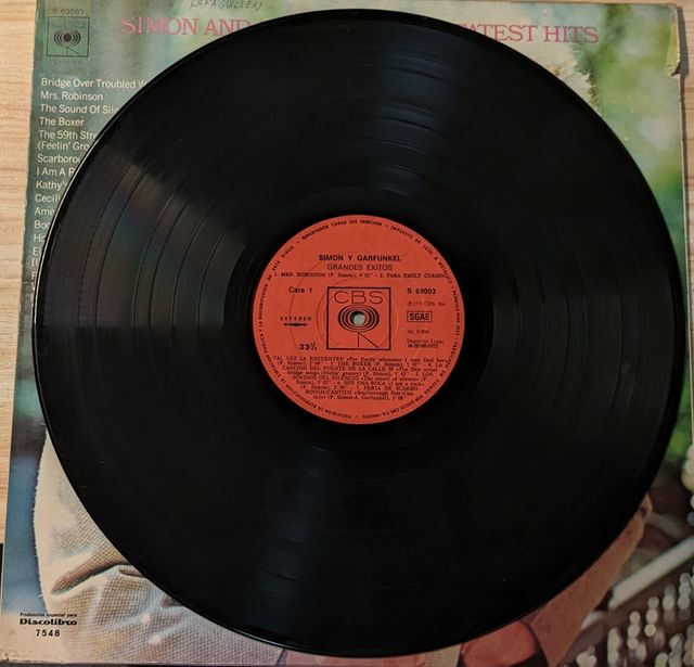 Disco vinilo. Simon and Garfunkel