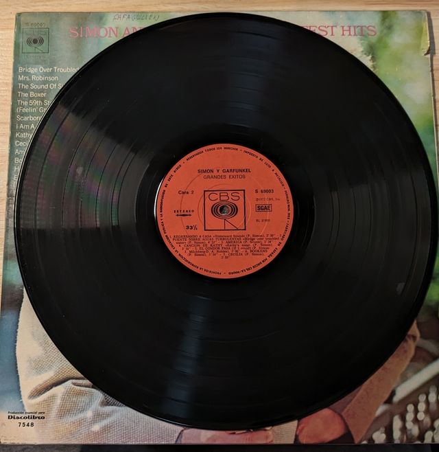 Disco vinilo. Simon and Garfunkel