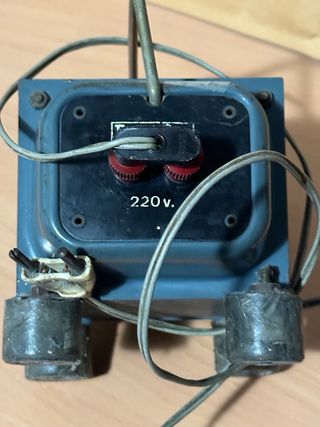 TALADRO+TRANSFORMDOR 2 OBJETOS VINTAGE FUNCIONANDO