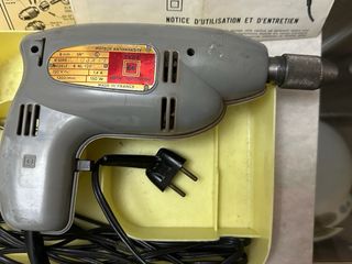 TALADRO+TRANSFORMDOR 2 OBJETOS VINTAGE FUNCIONANDO